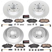 Performance Brake Upgrade Kit Cross-Drilled and Slotted Rotors