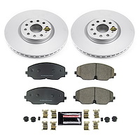 Z23 Evolution Sport Front Brake Pads and Rotors Kit Fits Select 2018-2021 Volkswagen Models