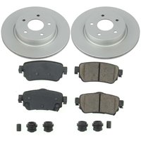 Stock Upgrade Z17 Brake Pad & Rotor Kit Fits Nissan Leaf, Rouge 2018-2021, Models
