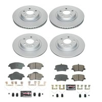 Evolution Coated Rotor And Carbon-Fiber Ceramic Brake Pad Kit for 2019-2020 Volvo XC40