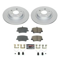 Evolution Coated Rotor And Carbon-Fiber Ceramic Brake Pad Kit for 2019-2020 Volvo XC40
