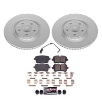 Evolution Coated Rotor And Carbon-Fiber Ceramic Brake Pad Kit for 2013-2014 Audi A8 Quattro