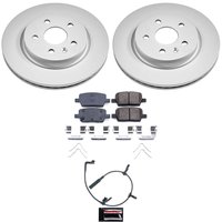 CRK9301 Genuine Geomet Coated Rotor & Low-Dust Ceramic Brake Pad Kit