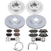 Evolution Coated Rotor And Carbon-Fiber Ceramic Brake Pad Kit for 2022-2024 Mini Cooper