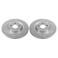 Power Stop Drilled And Slotted Brake Rotor