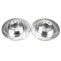 Power Stop Drilled And Slotted Brake Rotor