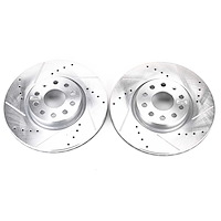 Power Stop Drilled And Slotted Brake Rotor