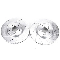Power Stop Drilled And Slotted Brake Rotor