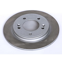 JBR1761SCR Rear Coated Hat & Edge Rotor