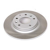 JBR999SCR Rear Coated Hat & Edge Rotor