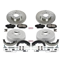 Z23 Daily Driver Carbon-Ceramic Pads, Drilled + Slotted Rotors, Drum + Shoe Kit for 1995-1998 Ford Windstar