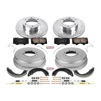 Z23 Daily Driver Carbon-Ceramic Pads, Drilled + Slotted Rotors, Drum + Shoe Kit for 2003-2006 Toyota Tundra