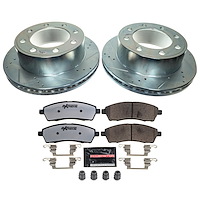 Z36 Rear Brake Pads & Rotor Kit for Truck and Tow