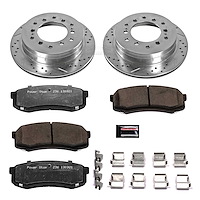 Z36 Front Brake Pads & Rotor Kit for Truck and Tow