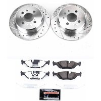 Z26 Street Performance Ceramic Brake Pad and Drilled & Slotted Rotor Kit for 1984-1992 BMW 318i/318is/325/325e/325i/325is/325es