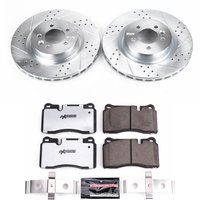 Z36 Truck and SUV Carbon-Fiber Ceramic Brake Pad and Drilled & Slotted Rotor Kit for 2006-2009 Land Rover Range Rover Sport