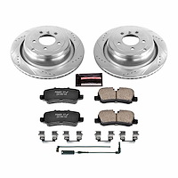 Z23 Daily Driver Carbon-Fiber Ceramic Brake Pad and Drilled & Slotted Rotor Kit for 2006-2012 Land Rover Range Rover