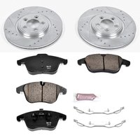 High Performance Brake Upgrade Z23 Evolution Brake Kit for 2006-2010 Jaguar