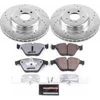 Z26 Street Performance Ceramic Brake Pad and Drilled & Slotted Rotor Kit for 2011-2019 BMW 535i/640i/640i Gran Coupe