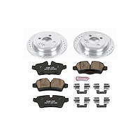 Z23 Rear Brake Pads and Rotors Upgrade Kit Fits Select 2011-2016 Mini Cooper Models