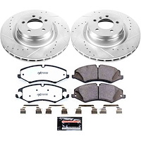 Z36 Truck and SUV Carbon-Fiber Ceramic Brake Pad and Drilled & Slotted Rotor Kit for 2010-2012 Land Rover Range Rover