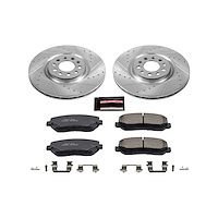 Z23 Front Brake Pads and Rotor Kit Fits Select 2014-2021 Chrysler, Jeep Models
