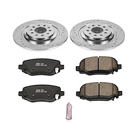 1 CLICK BRAKE KIT W/HDW Rear 2014-2016 JEEP CHEROKEE/
