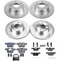 Z23 Daily Driver Carbon-Fiber Ceramic Brake Pad and Drilled & Slotted Rotor Kit for 2012-2021 BMW 228i/320i/328i/428i