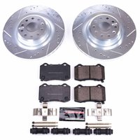 Z23 Daily Driver Carbon-Fiber Ceramic Brake Pad and Drilled & Slotted Rotor Kit for 2012-2021 Tesla S/X