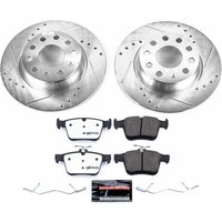 Z26 Street Performance Ceramic Brake Pad and Drilled & Slotted Rotor Kit for 2015-2020 Audi A3 Quattro/A3 Sportback e-tron/A3