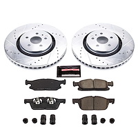 Z23 Front Brake Pads and Rotors Kit Fits Select Ford, Lincoln Models