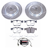 Z36 Truck and SUV Carbon-Fiber Ceramic Brake Pad and Drilled & Slotted Rotor Kit for 2017-2020 Jaguar XE