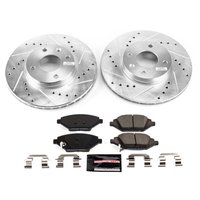 Z23 Daily Driver Carbon-Fiber Ceramic Brake Pad and Drilled & Slotted Rotor Kit for 2016-2022 Chevrolet Spark