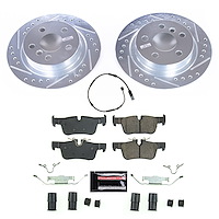 Z23 Rear Brake Pads and Rotor Kit Fits Select Late Model Mini Cooper Models