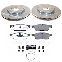 K8205-36 Z36 Truck & SUV Carbon-Fiber Ceramic Brake Pad & Drilled & Slotted Rotor Kit