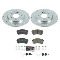 Z23 Daily Driver Carbon-Fiber Ceramic Brake Pad and Drilled & Slotted Rotor Kit for 2021-2025 Kia Seltos
