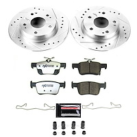 K8330-26 Z26 Street Performance Ceramic Brake Pad & Drilled & Slotted Rotor Kit