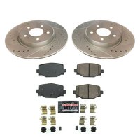 Z23 Daily Driver Carbon-Fiber Ceramic Brake Pad and Drilled & Slotted Rotor Kit for 2019-2025 INFINITI QX50