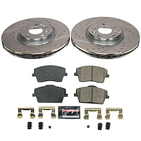 K8574 Z23 Daily Driver Carbon-Fiber Ceramic Brake Pad & Drilled & Slotted Rotor Kit