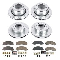 Z23 Daily Driver Carbon-Fiber Ceramic Brake Pad and Drilled & Slotted Rotor Kit for 2019-2025 Ram 2500