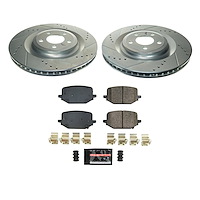 K8682 Z23 Evolution Rear Brake Kit Fits 2020-2022 Ford Explorer, Lincoln Aviator Models
