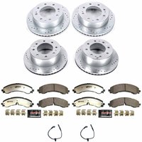 Z36 Truck and SUV Carbon-Fiber Ceramic Brake Pad and Drilled & Slotted Rotor Kit for 2020-2024 Chevrolet Silverado 3500 HD