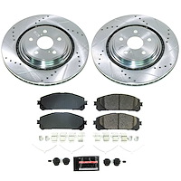 K8753 Z23 Daily Driver Carbon-Fiber Ceramic Brake Pad & Drilled & Slotted Rotor Kit