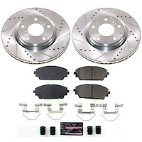 K8754 Z23 Daily Driver Carbon-Fiber Ceramic Brake Pad & Drilled & Slotted Rotor Kit