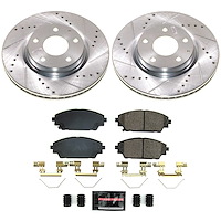 K8755 Z23 Daily Driver Carbon-Fiber Ceramic Brake Pad & Drilled & Slotted Rotor Kit