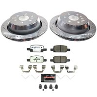 K8761-36 Z36 Truck & SUV Carbon-Fiber Ceramic Brake Pad & Drilled & Slotted Rotor Kit