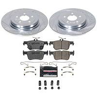 K8766-26 Z26 Street Performance Ceramic Brake Pad & Drilled & Slotted Rotor Kit