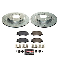 K8772 Z23 Daily Driver Carbon-Fiber Ceramic Brake Pad & Drilled & Slotted Rotor Kit