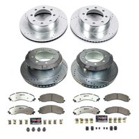 Z36 Truck and SUV Carbon-Fiber Ceramic Brake Pad and Drilled & Slotted Rotor Kit for 2019-2025 Ram 3500