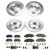 K8807 Z23 Daily Driver Carbon-Fiber Ceramic Brake Pad & Drilled & Slotted Rotor Kit